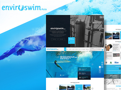 EnvironswimAsia | Design a web by Yeswebdesignstudio design illustration ui ux web website