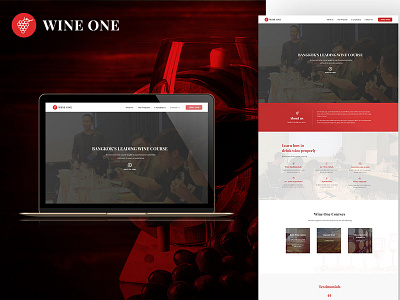 WINE ONE | Designed by Yeswebdesignstudio design ui ux web website