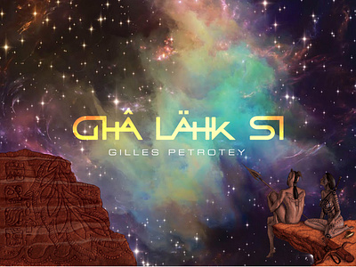Gha Lahk Si Logotype album album cover cover design futuristic illustration logo minimalist space typography