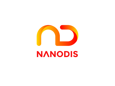 Nanodis Logo branding concept design illustration logo minimalist typography vector