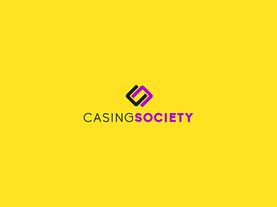 Casing Society Logo branding computer concept design logo minimalist phone typography vector