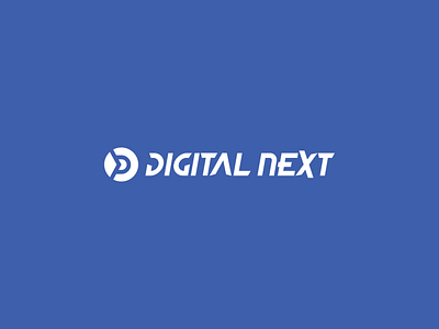 Digital Next Logo branding creative design illustration logo minimalist tech typography vector