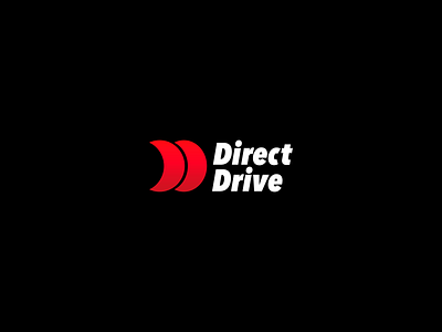 Direct Drive concept design logo tire tires vector