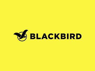 Blackbird Logo animal bird branding concept design illustration logo minimalist vector