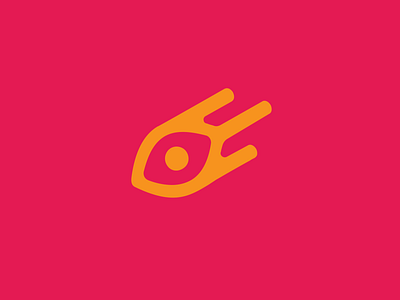 simbolo meteoro brand branding clean concept design flat icon logo meteor
