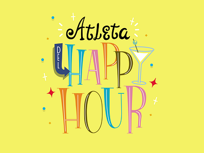 Lettering - Happy Hour