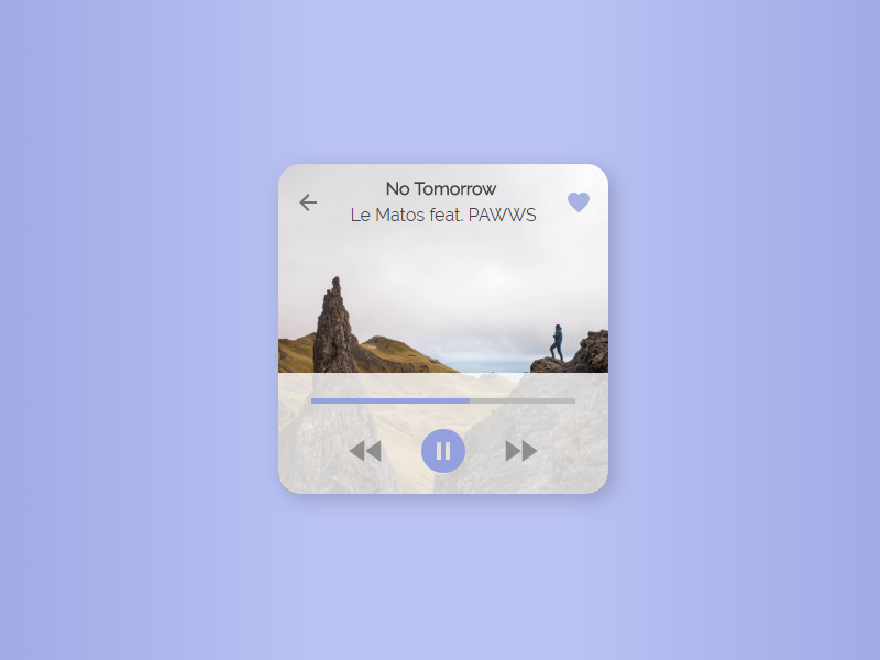 Daily UI #9 - Music Player by Helen Johnston on Dribbble