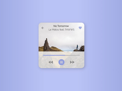 Daily UI #9 -  Music Player