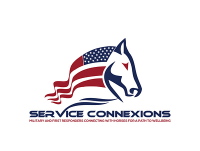 Service Connexions branding design flat logo typography vector