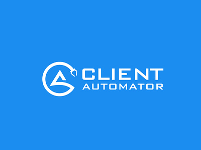 Client Automator branding design flat icon illustration illustrator logo typography vector