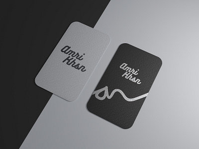 Black and white card realistic Mockup company corporate design generator logo mockup psd realistic smart object template