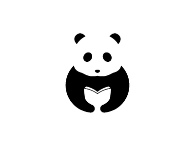 Panda is Learning illustrator logo design