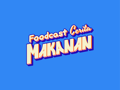 Logo typography for Foodcast Cerita Makanan