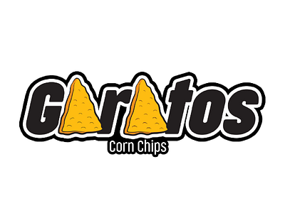 Corn chips logo brand branding logo food