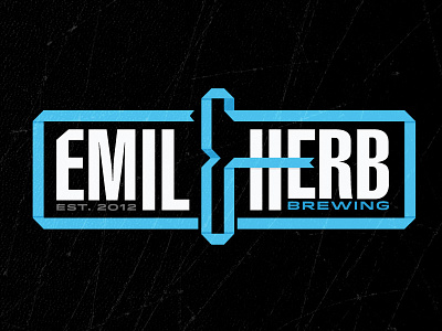 Emil & Herb Logo beer logo ribbon