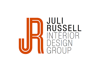 Juli Russell Logo 3 logo logotype modern