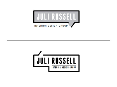 Juli Russell Logo 1 logo logotype modern