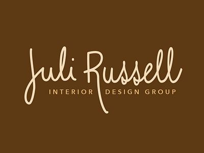Juli Russell Option hand lettering logo