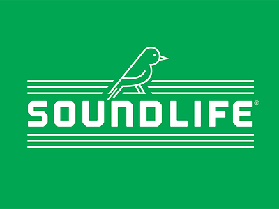Soundlife Logo Option 01 bird dove iconography illustration