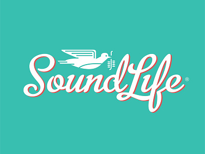 Soundlife Logo Option 02 bird dove iconography illustration