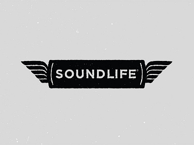 Soundlife Logo Option 04 bird iconography illustration logo wings