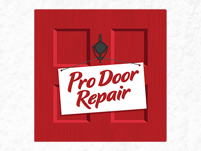 Pro Door Repair Logo