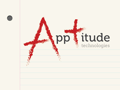 Apptitude Logo Grade a grade logo