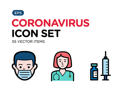 Coronavirus Icon Set