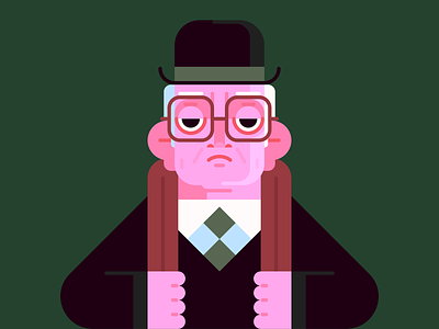 George Smiley character design george smiley illustration smiley spy tinker tailor soldier spy