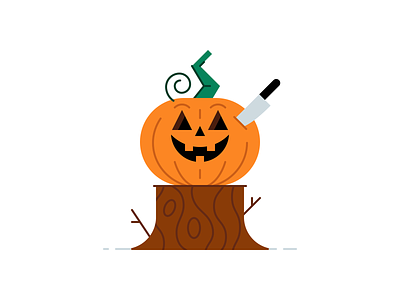 Jack O'Lantern 31daysofhalloween autumn character design fall halloween holiday illustration jackolantern october pumpkin scary spooktober spooky