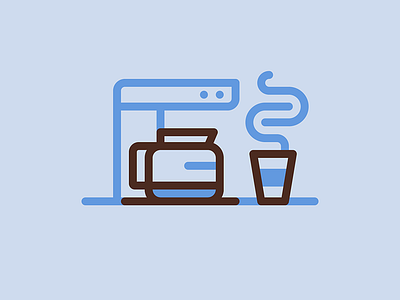 Caffeinated Icon Set - Diner caffeine coffee cup design diner icon iconset illustration kettle lineart