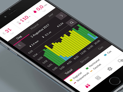 Essent EnergieFit App - Dashboard
