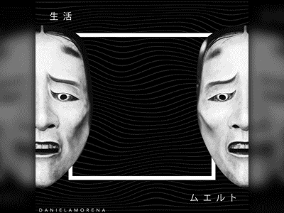 soul demon digital art work japanese culture loop mask motiongraphics video design