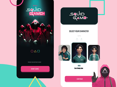 Squid Game Website designs, themes, templates and downloadable graphic  elements on Dribbble