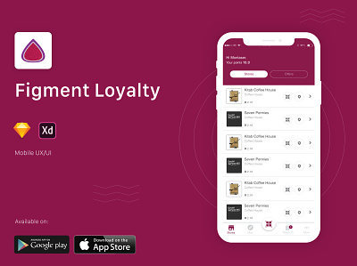 Loyalty App branding app loyalty app loyalty application point of sale app points app pos app reword rewords app store app webdesign