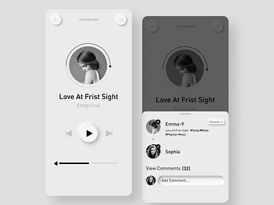 MUSIC APP UI