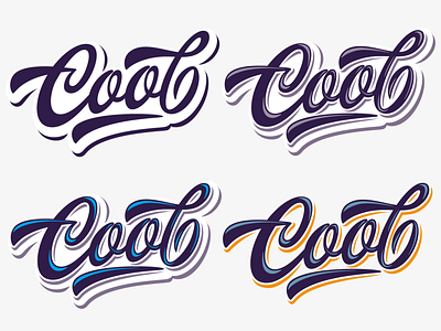 ABC of lettering / 3D effects branding design illistration illustration logo logos typography vector vector illustration