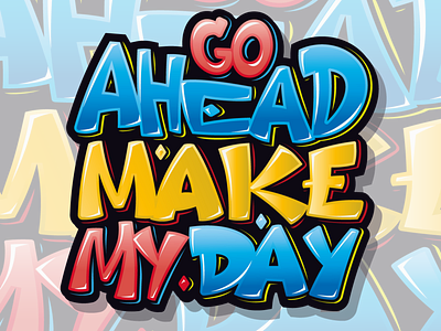 make my day illustration logo logos vector