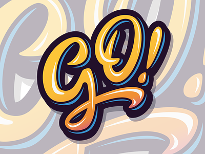 GO! illustration logo logos vector