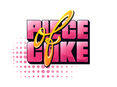 Piece Of Cake illustration logo logos vector