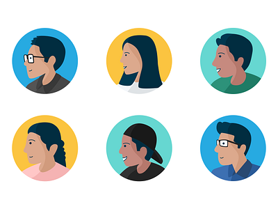 Aersure Team Avatar artwork branding design flat icon illustration minimal vector web