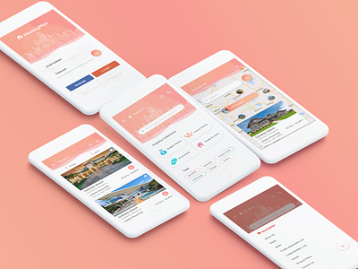 Buy Property App photoshop ui