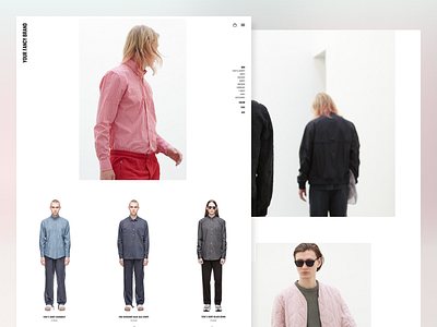 Fashion Ecommerce clean e commerce ecommerce fashion grid layout minimal sketch store ui user interface visual