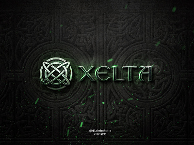 Xelta 3d logo 3d text celt celta celtic celtic knots celtic runes druids game logo logo logo game logo gaming photo manipulation photoshop style runes tatoo text style tribal typography vikings