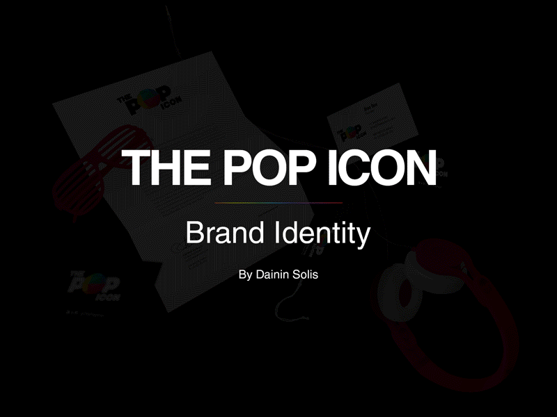 The Pop Icon - Brand Identity colorful crystal icon identity logo lollipop pop