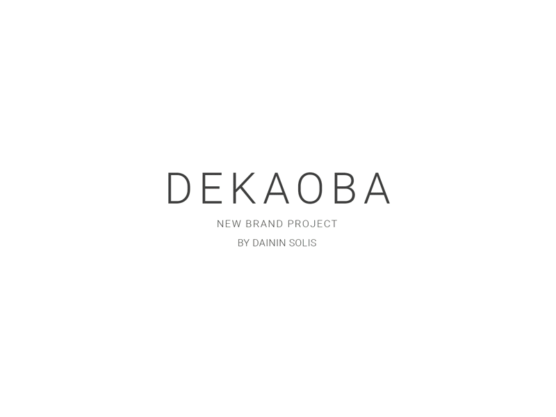 Dekaoba - Brand identity (wip) elegant furniture k luxury mahogany nicaragua wood woodworker
