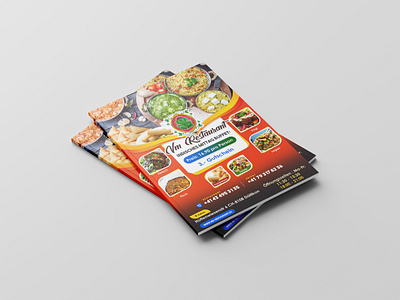 VM Restaurant design flyer design tamil typography vector