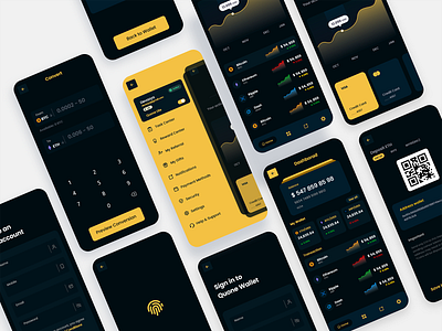 Wallet App app app design branding clean app cryptocurrency mobile app mobile design ui ux wallet app