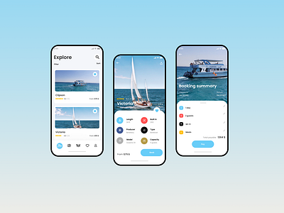 iOS app for yacht rental