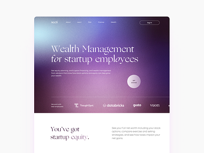 Web design concept for startup employees management